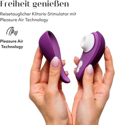 Womanizer Pleasure Air Toy - Стимулятор клітора з 8 рівнями інтенсивності, водонепроникний вібратор для жінок та пар, Sage Green (Liberty 2)