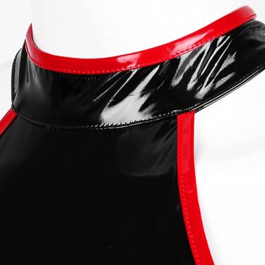 Жіночий латексний комбінезон IQOAIJ з блискавкою: сексуальний catsuit для клубу та вечірок