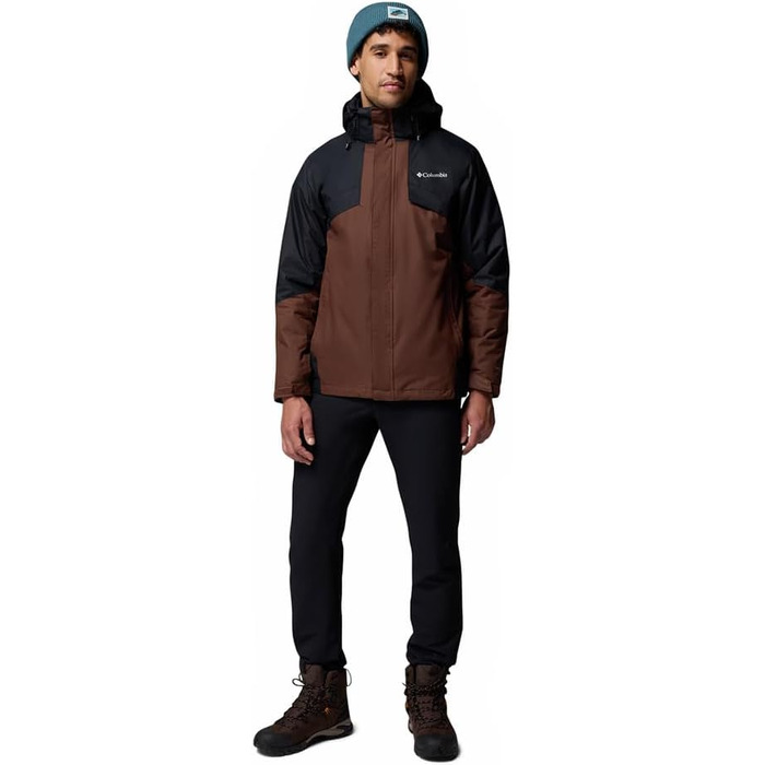 Чоловіча зимова куртка Columbia Bugaboo Fleece Interchange 3-в-1, колір Ancient Fossil, розмір L