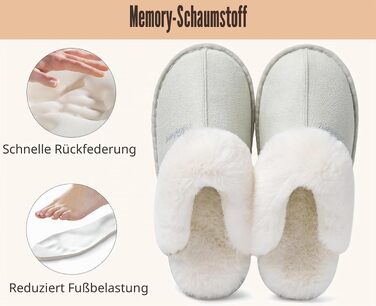 Унісекс зимові домашні капці з ефектом пам'яті Memory Foam, теплі та м'які (розмір 40.5/42 EU, принт Гусак)