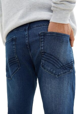Чоловічі джинси Tom Tailor Josh Regular Slim, колір Mid Stone Blue Black, розмір 34W/32L