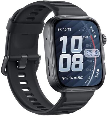Смарт-годинник Huawei Watch FIT 3 (Standalone, Чорний) — 4,7 см дисплей, NFC, GPS, моніторинг серця та SpO₂, захист 5 ATM, до 10 днів автономності