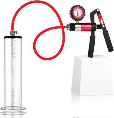 Професійна чоловіча вакуумна помпа для збільшення статевого члена з 5 розмірами силіконового шланга та набором для тренування