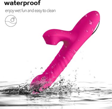 Вібратор G-Punkt Klassischer Rabbit, комплект для пар: 2 вібратори з 10 режимами, чорний