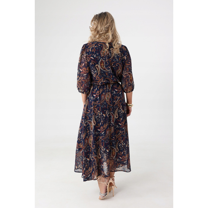 Коктейльна шифонова сукня міді FEMIMODA, розмір 44