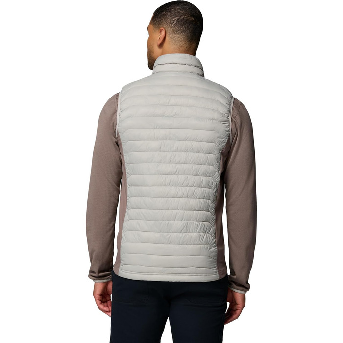 Чоловічий гібридний жилет Columbia Powder Pass Hybrid Vest, Flint Grey/Iron, розмір M