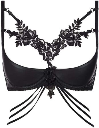 Axami: Колготки з латексу 75D, чорні - Peek a Boo BH