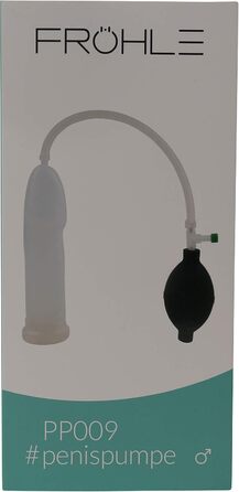 Анатомічна помпа для збільшення статевого члена Fröhle PP009 Slim-Fit, вакуумна помпа, секс-іграшка