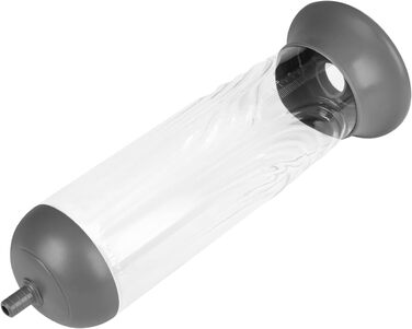 Електрична чоловіча помпа, 21 см, водонепроникна (IPX7), перезаряджувана, 4 режими та 4 інтенсивності, 2 манжети, міцні матеріали