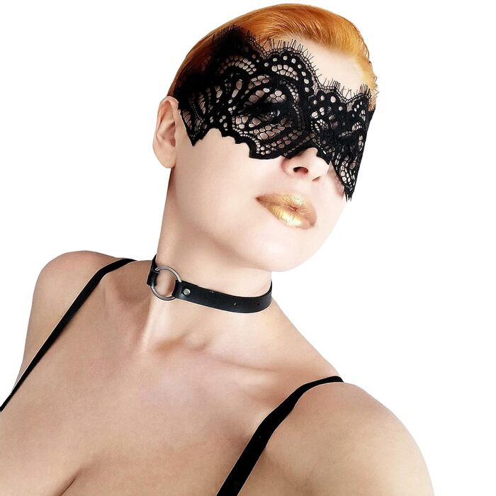 Чорна мереживна маска для жінок з блакитними стразами – венеціанська маска для маскараду, карнавалу, Хелловіну, вечірки, Фашинг, бал-маскарад, ручна робота, елегантна маска для очей (графіт)