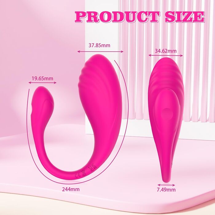 Тренувальні кулі для жіночого дна тазу - інтелектуальний тренажер м'язів дна тазу з керуванням через додаток (Рожевий)