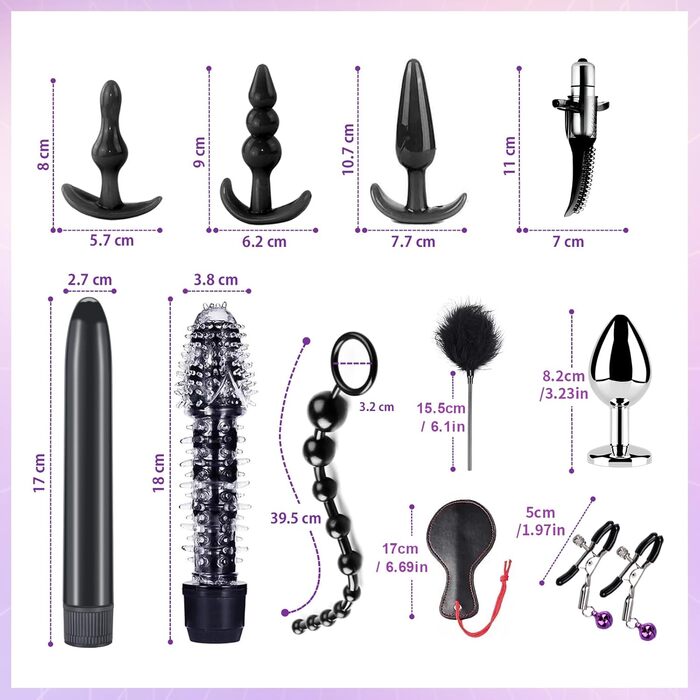 Набір для БДСМ з шкіри: фетіш, сексуальне рабство, іграшки для дорослих, 39 шт. (чорний)