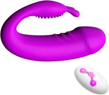 Силіконове вібруюче яйце NAIXBTY з пультом дистанційного керування - вібратор для вагінальної та кліторальної стимуляції (фіолетовий)