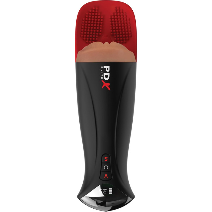 Мастурбатор PDX Elite Fuck-O-Matic Pro XL, коричневий, 34.9 см