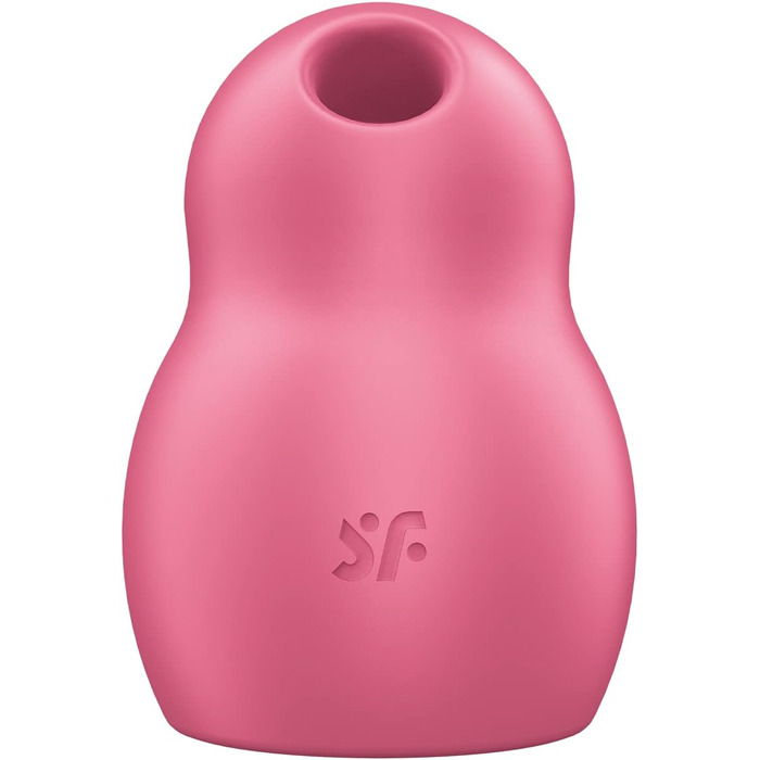 Вібратор Satisfyer Pro To Go 1 | Подвійний мотор | Компактний та перезаряджуваний | Водостійкий (IPX7) | Вібратор-імпульсна хвиля червоного кольору | Інтимна іграшка для жінок, універсальний розмір