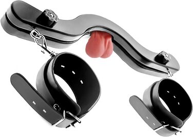 Дерев'яний пристрій для розтягування яєчок, чоловічий, регульований. Еротичний аксесуар для фетишу та ігор з підпорядкуванням