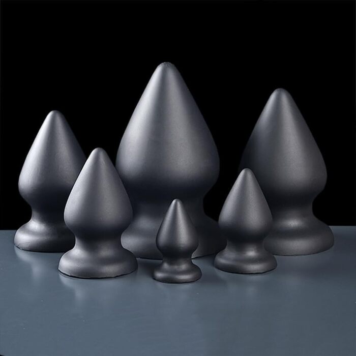 Силіконовий анальний плаг Jomyu Weichen з присоскою для масажу G-точки та простати, анальний дилататор для жінок та чоловіків, червоний, XXL