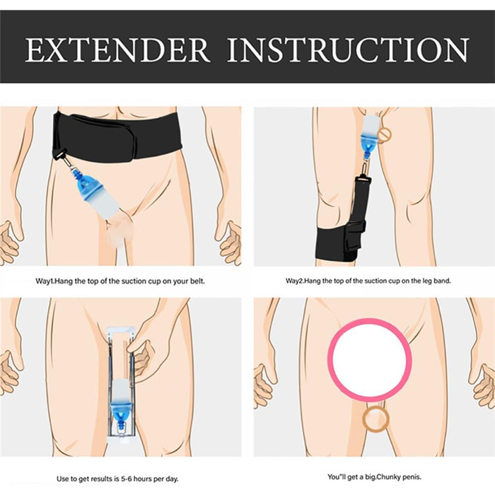 Набір пеніс-помп Guspiun з регулюванням, вакуумний насос, інтимні іграшки для чоловіків, збільшення та покращення потенції, тренажер для витривалості