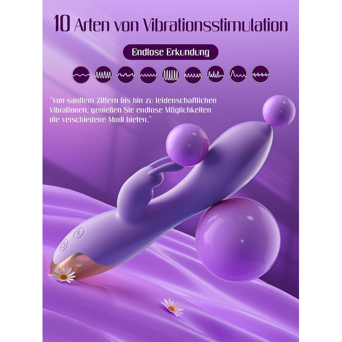 Вібратор для жінок: набір сексуальних іграшок з 10 режимами, G-spot, кліторальний дildo, кольори: чорний, фіолетовий