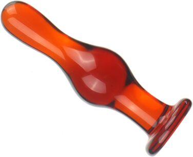 Скляний анальний дildo Hrekssi з різьбленням, 13,8 см, набір 3 шт. для масажу простати та стимуляції