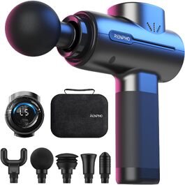 Перкусійний масажер RENPHO Massage Gun Active BK, електричний пістолет для масажу м'язів, 3200 об/хв, акумулятор 2500mAh, USB-C, чорний