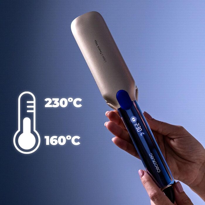 Випрямляч для волосся Cecotec Lisse i-Twerk Max: інфрачервона технологія, керамічне турмалінове покриття, вібрувальні пластини, 160-230°C