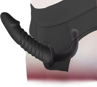 Подвійний дildo на поясі, розмір L, Slip з внутрішнім дільдо, чоловіча/жіноча іграшка для дорослих, силікон, анальний плагін, стимуляція G-точки