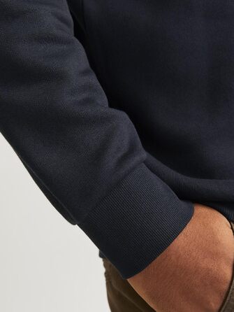 Чоловічий худі Jack & Jones Plus Size з логотипом, темно-синій, розмір 3XL