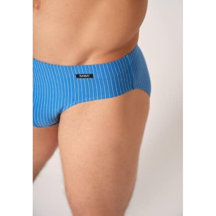 Шкарпетки чоловічі Skiny Sip (2 пари) (M, Sonicblue Stripes Selection)