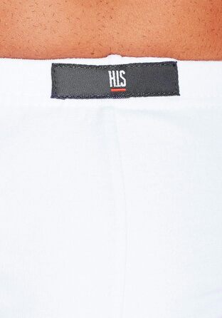 Чоловічі шкарпетки H.I.S. з комфортною посадкою з бавовни, мультипак, чорний та білий (L, білий)