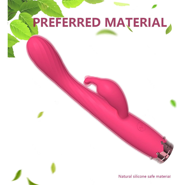 Вібратор Rabbit для жінок G-Spot, 10 режимів, чорний