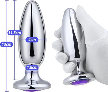 Анальний плагін з нержавіючої сталі з кулями для анусу - SM іграшка для жінок, пар, чоловіків