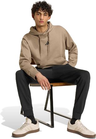 Чоловіче худі adidas Performance Feelcozy (розмір L, колір Khaki Six/Black)