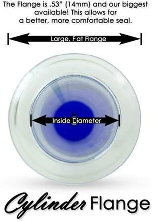 Аксесуар для помпи для збільшення пеніса: прозоре трубка з масштабом для чоловіків