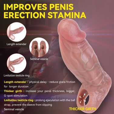 Чохол для пеніса: збільшення, утримання, витривалість. Інтимні іграшки для чоловіків та пар