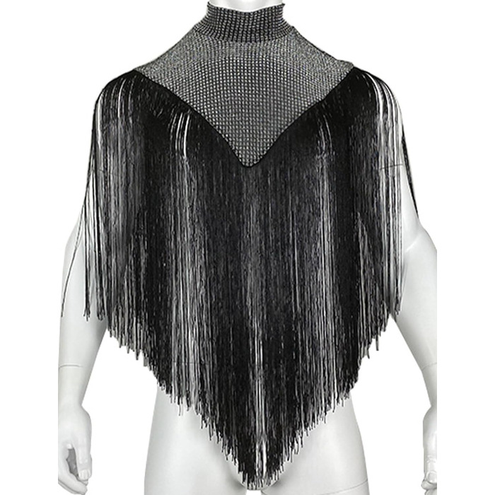 Чоловіча прозора сорочка AIEOE для клубу та вечірок, сіра, мереживна, тонкий мереживний топ (M)