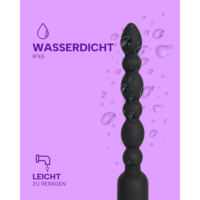 Анальний вібратор MySecretCase Analplug з пультом, 10 режимів, USB-зарядка, для чоловіків та жінок - розширювач для анального задоволення