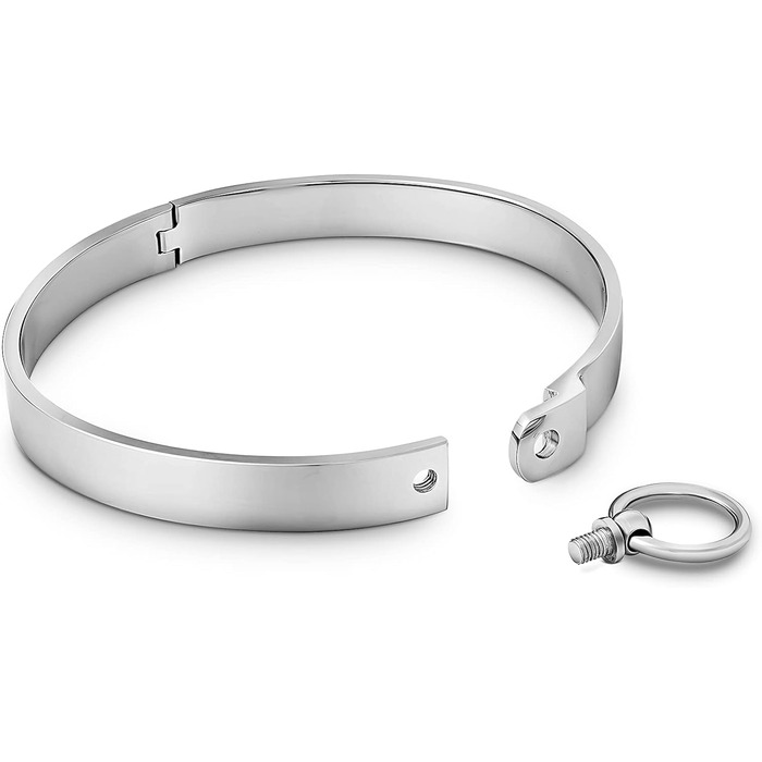 Металевий намисто-нашийник для БДСМ, намисто-кандал, аксесуар для еротики, для чоловіків, жінок, пар. Розміри: 120 мм, 140 мм