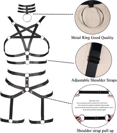 Жіночий корсет-нагрудник з мереживом у стилі панк, повна сітка, чорний. Комплект спідньої білизни з ремінцями, поясом та стрінгами. Ідеально для вечірок, фестивалів та тематичних заходів у стилі готика та раве.