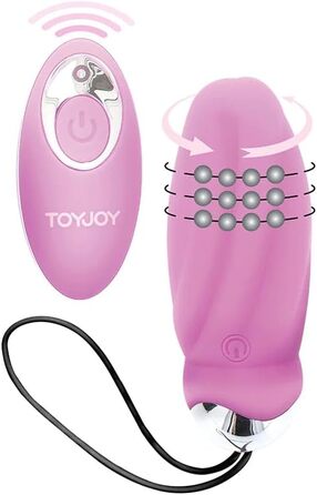 TOYJOY Іграшка-антистрес Яйцеробот Рожева, 100 г