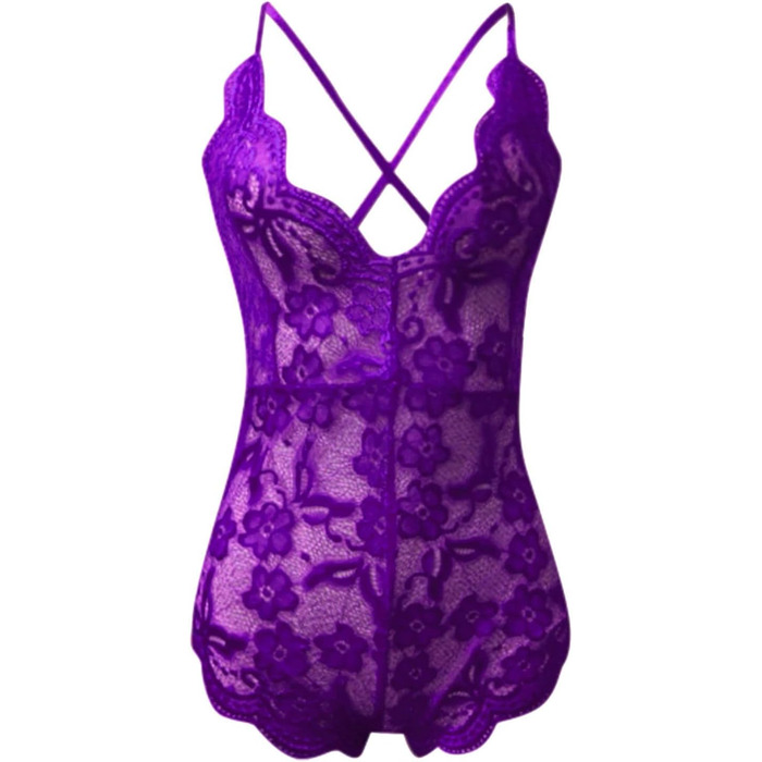 Жіноча мереживна бюстгальтер та труси Reizwäsche WILLBET 4XL, S (20240305cmhqq389lila2)