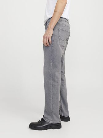 Чоловічі завужені джинси Jack & Jones JJIMIKE JJORIGINAL сірого кольору (32W / 32L)