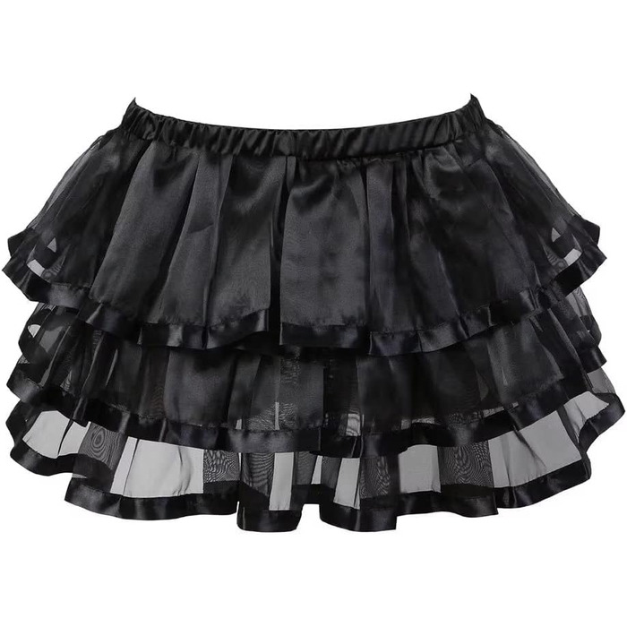 Сукня-корсет, чорна, з шнуруванням, для повних грудей, Burlesque, XXS