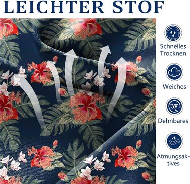 Tankini жіночий купальник з високою талією, push-up топ з шортами, двочастинний, квітковий принт, блакитний, розмір L