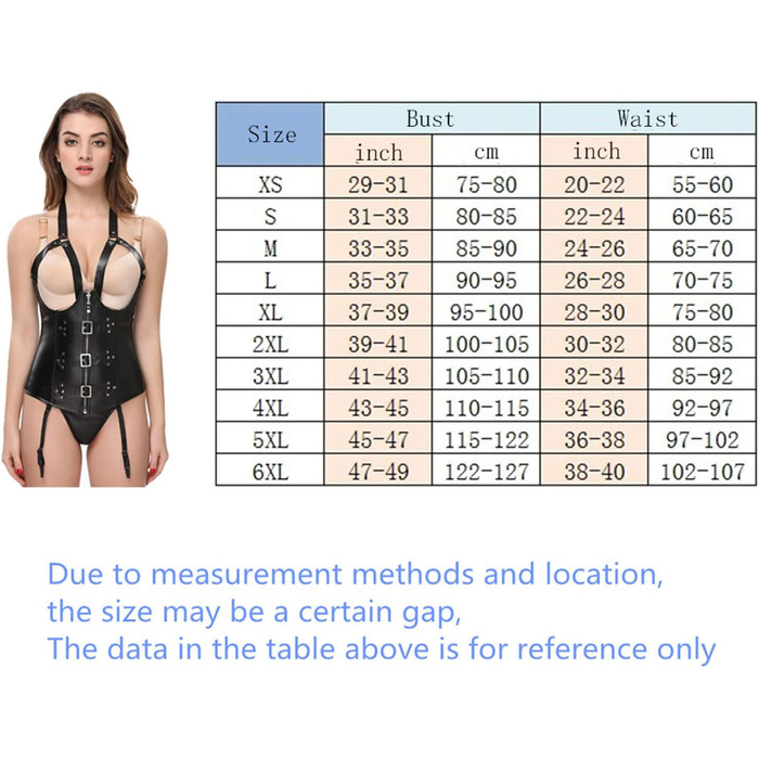 Жіночий корсет-бюстгальтер SUNMME з шнурівкою, сексуальна спідня білизна, контроль талії, шорти-слім, шкіряний стиль стеampunk, чорний, M XXL