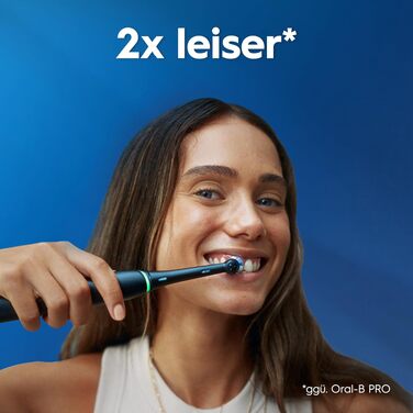 Електрична зубна щітка Oral-B iO Series 3 Matt Black (Чорна), 3 режими чищення, насадка та дорожній футляр у комплекті