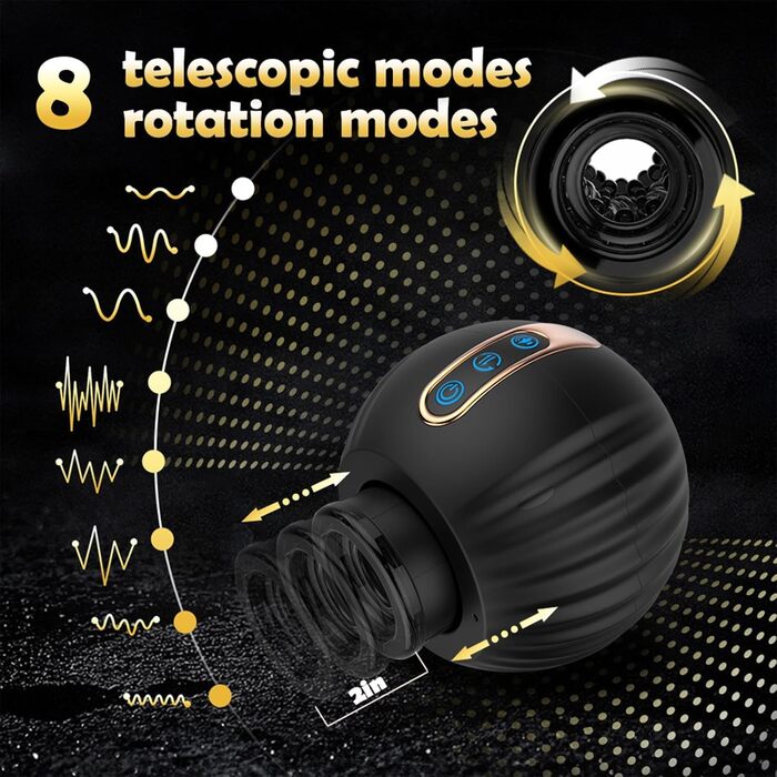 Електричний мастурбатор-кубок LZMYZ з 8 вібраціями для чоловіків, автоматичний пеніс-вібратор, вологостійкий секс-іграшка