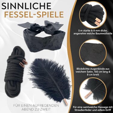 Набір для BDSM від DaniChou: іграшки для дорослих, фетіш, зв'язування, петарди, щипці, маски для очей, набір для пар