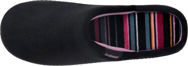 Жіночі домашні капці-пантолети Isotoner з піною з пам'яттю (Memory Foam), чорні, розмір 40 EU