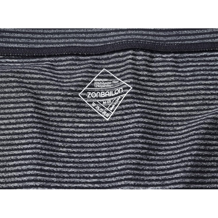 Чоловічі шорти ZUOAIYIN з великою кишенею. Сексуальна білизна для чоловіків, під одяг. Еластичні шорти з спандексу, поліестеру, еластану (9221). Чорний, сірий (M)